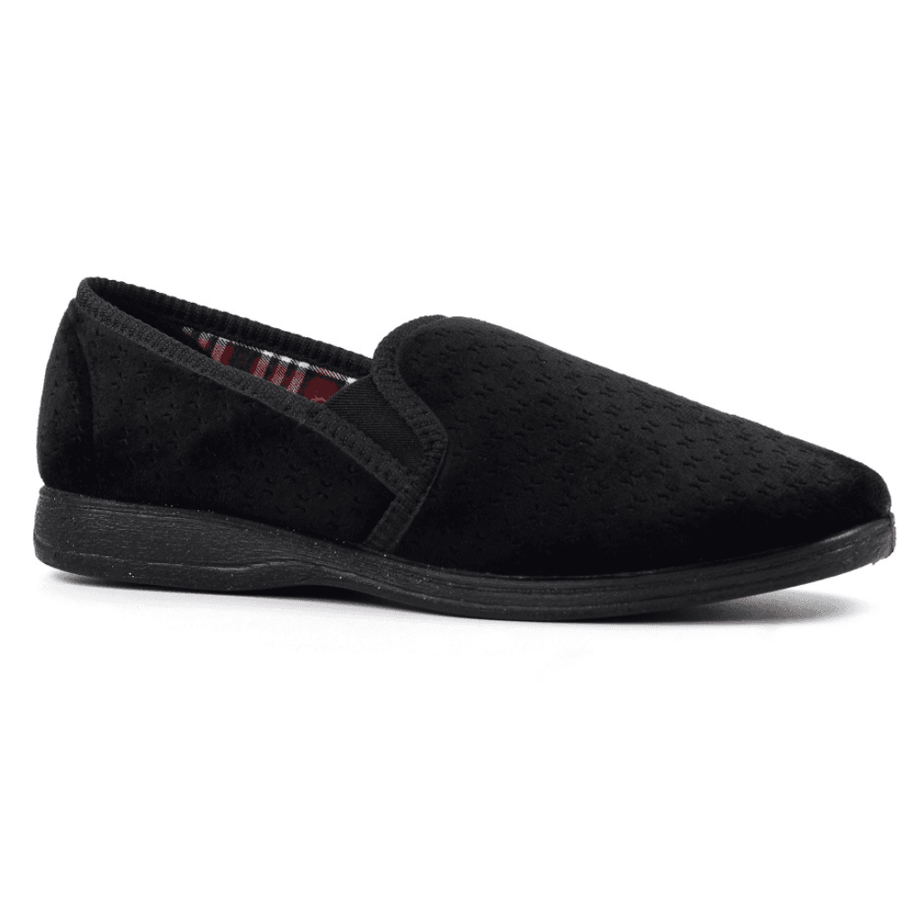 Lazy Dogz Mens Tamar Velvet Slippers