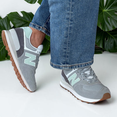 Womens New Balance W574 Trainers - Lone Star Grey