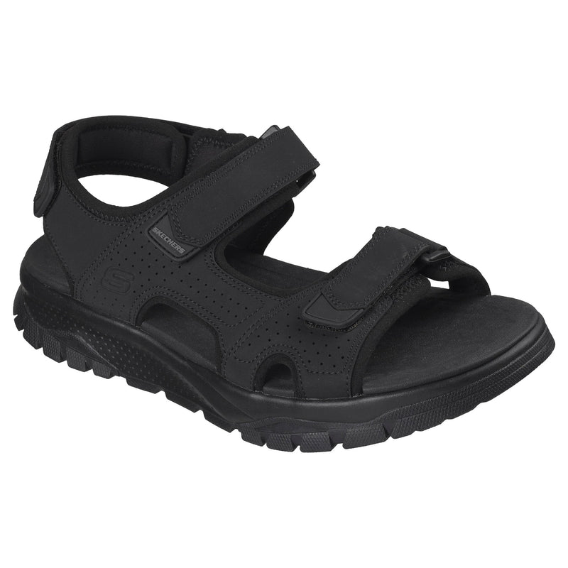 Mens Skechers 205724 Soft Velcro Wagner Sandal - Black