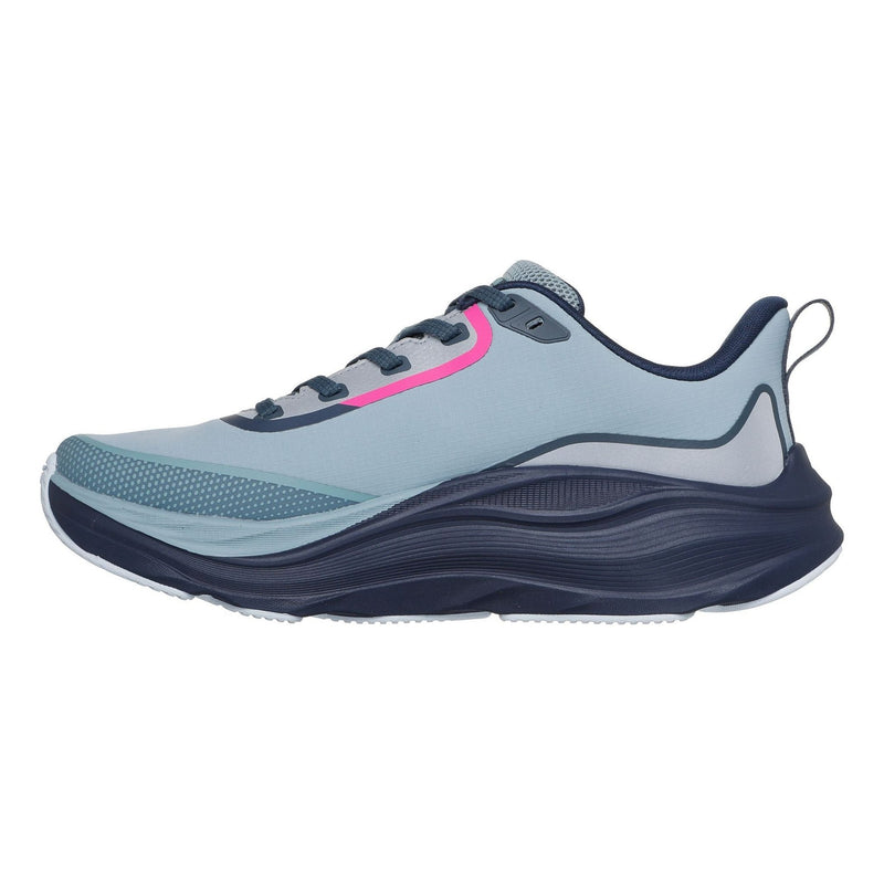 Womens Skechers 129203 Max Cushioning Max Run - Vorteza Waterproof Trainers - Slate