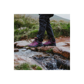 Womens Cotswold Horton Burgundy Hiking Boots - Burgundy