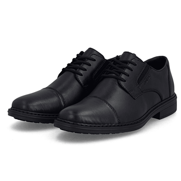 Mens Rieker 17625 Black Smart Lace Up Shoes - Black