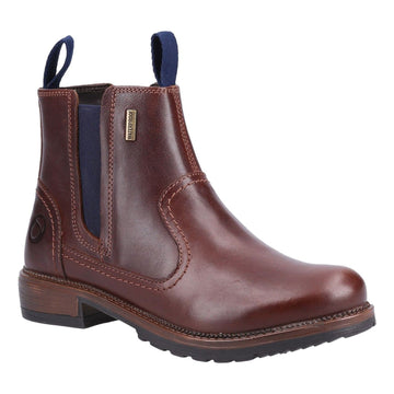 Womens Cotswold Laverton Navy Ankle Boots - Navy
