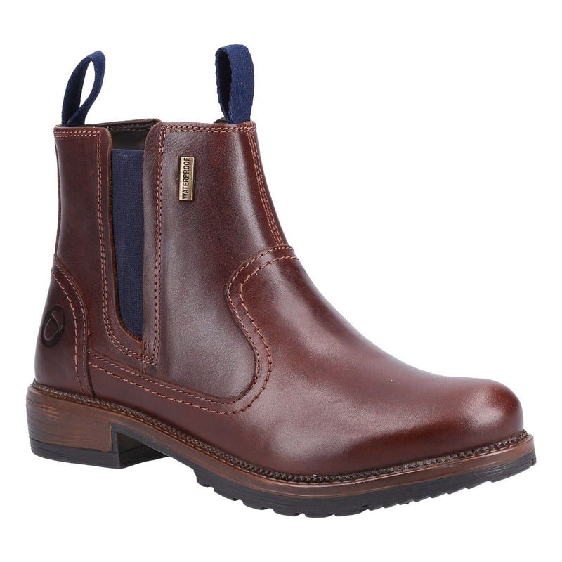 Womens Cotswold Laverton Navy Ankle Boots - Navy