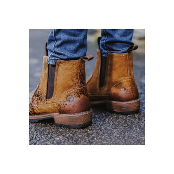 Womens Cotswold Laverton Ankle Boots - Tan