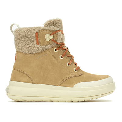 Merrell Womens Marquette Thermo Waterproof Mid-Boot - Medium Beige-Tan