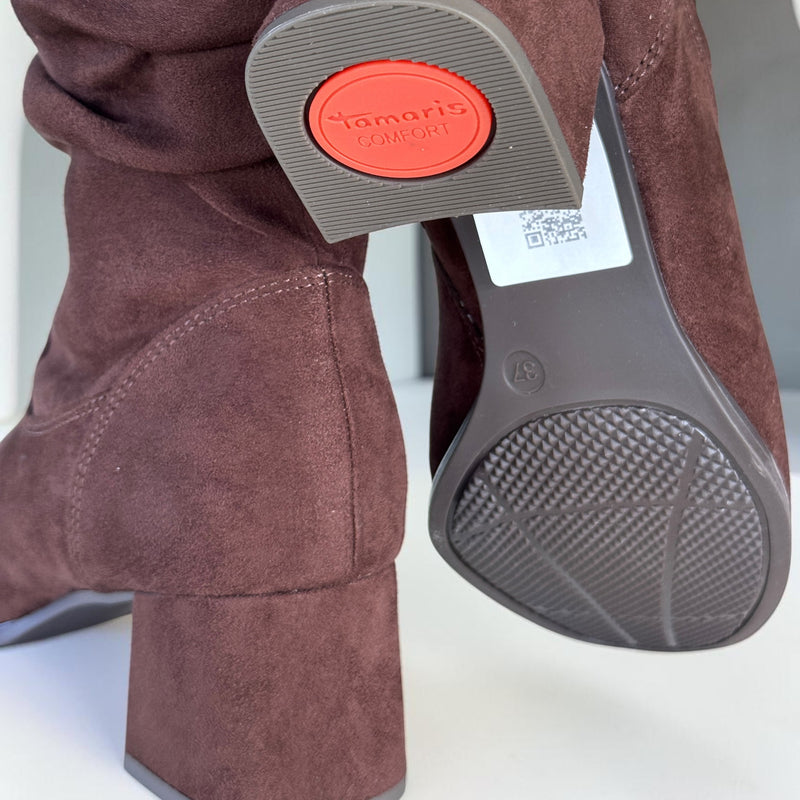 Womens Tamaris Comfort 85301 Ankle Boots - Mocca