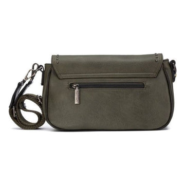 Womens Refresh 183439 Faux Leather Crossbody Bag - Khaki