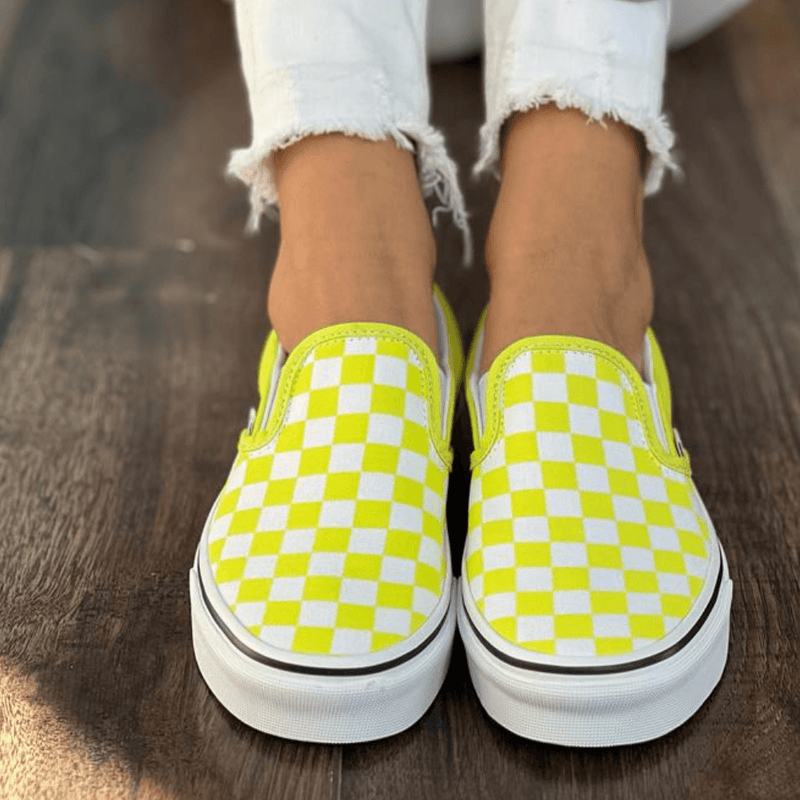Womens Vans Colour Theory Classic Slip-on Trainers - Multi