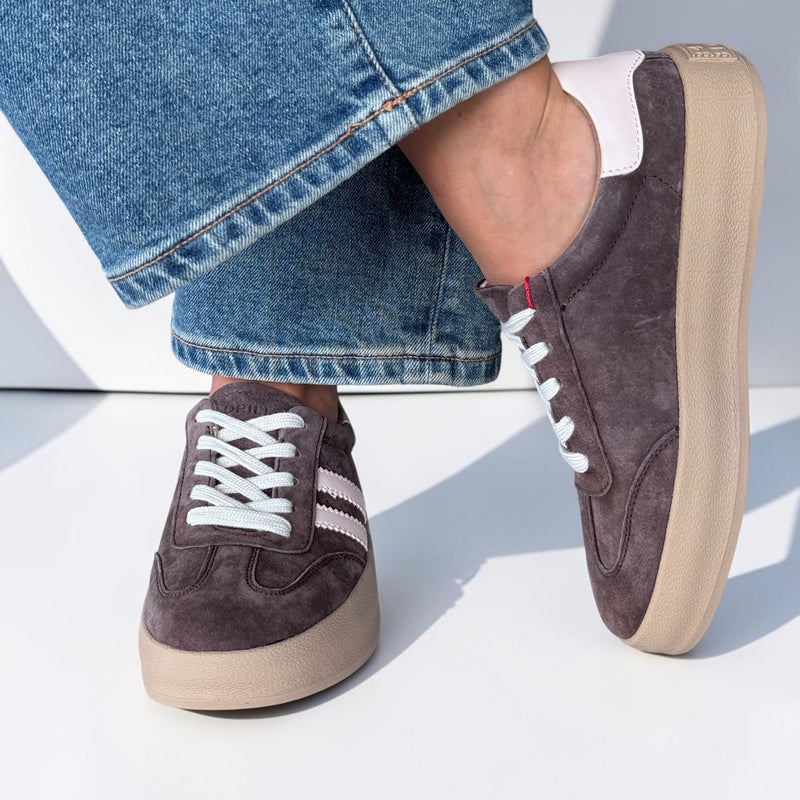 Womens Drilleys Thirty Three Trainers - Pink Truffle