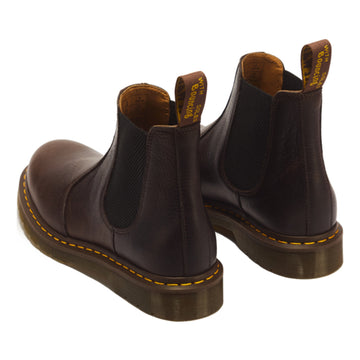 Unisex Dr. Martens 2976 Ambassador Dark Brown Leather Chelsea Boots - Dark Brown