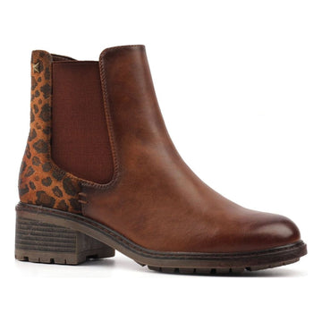 Womens Lunar Simone Tan Ankle Boots - Tan