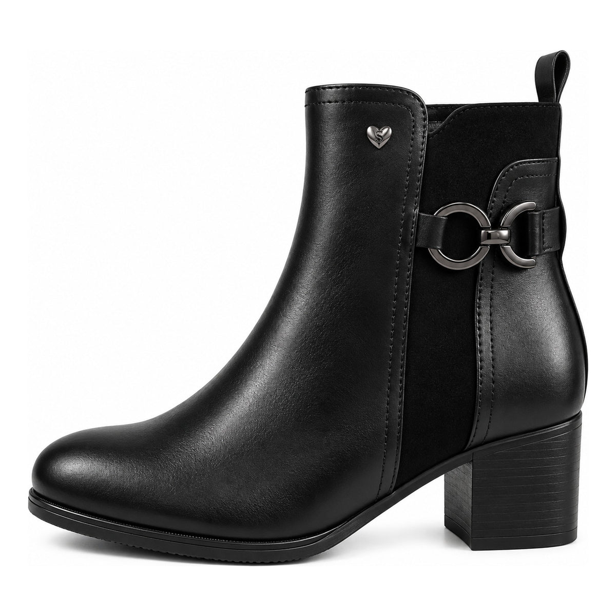 Womens Susst Suzy26 Faux Leather Ankle Boots