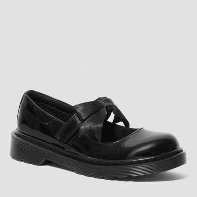 Dr Martens Macy II Junior Mary Jane - Black Patent