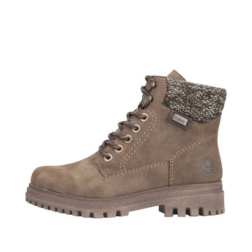 Womens Rieker Y7621 Brown Boots - Brown