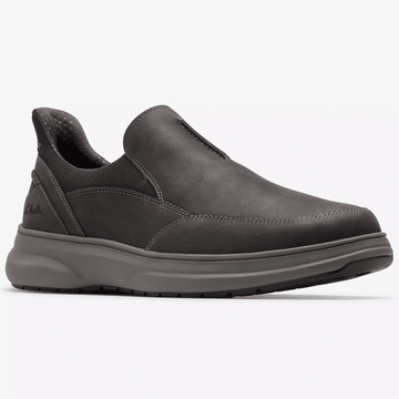 Clarks Mens Mullan Step Slip On Shoes - Dark Brown