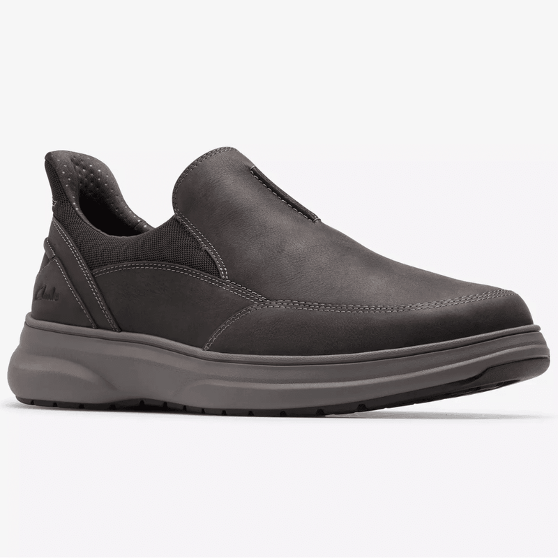 Clarks Mens Mullan Step Slip On Shoes - Dark Brown