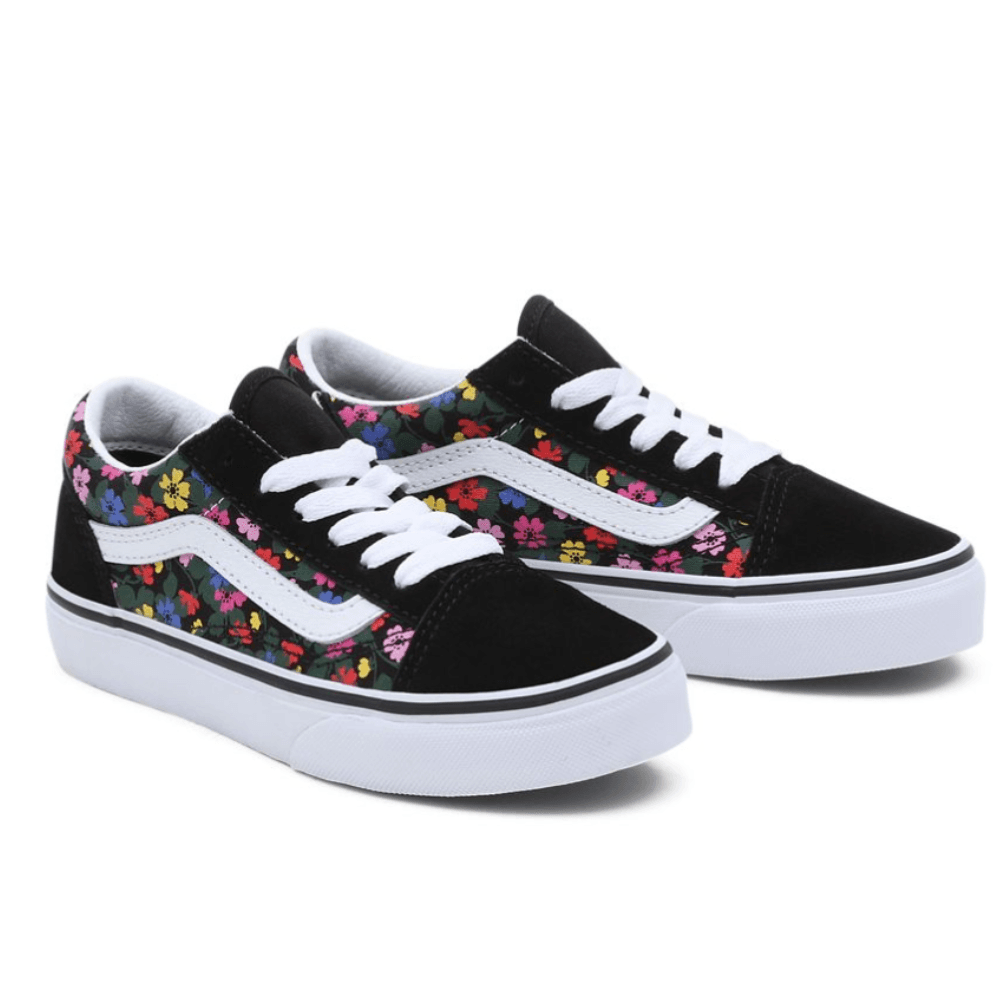 Vans Girls Old Skool in Black Floral