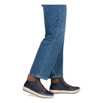 Womens Remonte D0772 Sea Blue Boots - Sea Blue