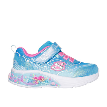 Girls Skechers 303061N Mermaid Sparkle My Dreamers Trainer - Infant - Blue