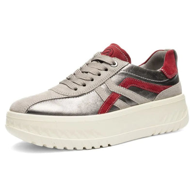 Womens Ara Monaco White - Cashmere Wildberry