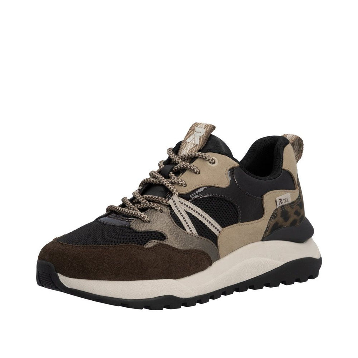 Womens Rieker W2501 Brown Combo Trainers
