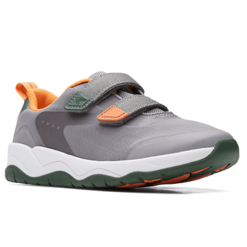 Infant Clarks Boy's Clowder Race Trainer - Grey Combination