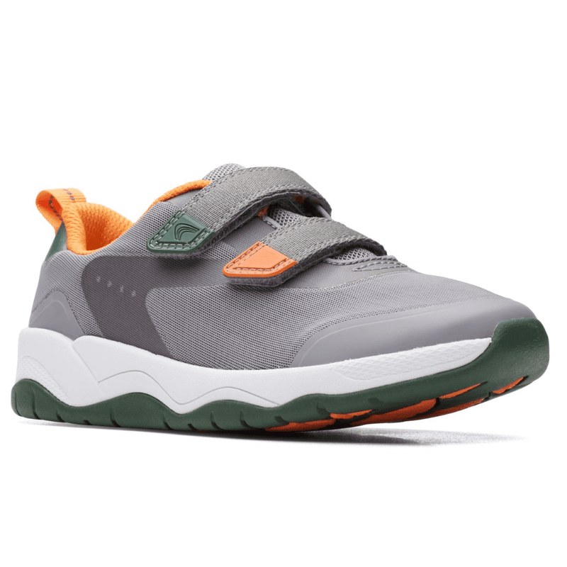 Infant Clarks Boy's Clowder Race Trainer - Grey Combination