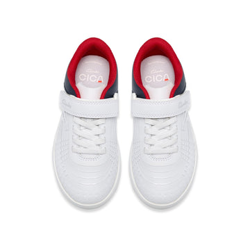 Boys Clarks CICA Goal Kid Football Shoes - White
