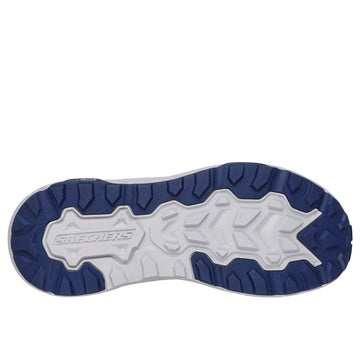 Mens Skechers 211145 Navy Blue, Brown & Grey Knit Conner Shoe - Navy