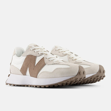 Womens New Balance W327 Linen Trainers - Linen