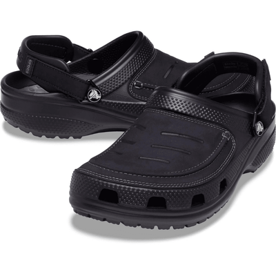Mens Crocs Yukon Vista II LiteRide Clogs - Black