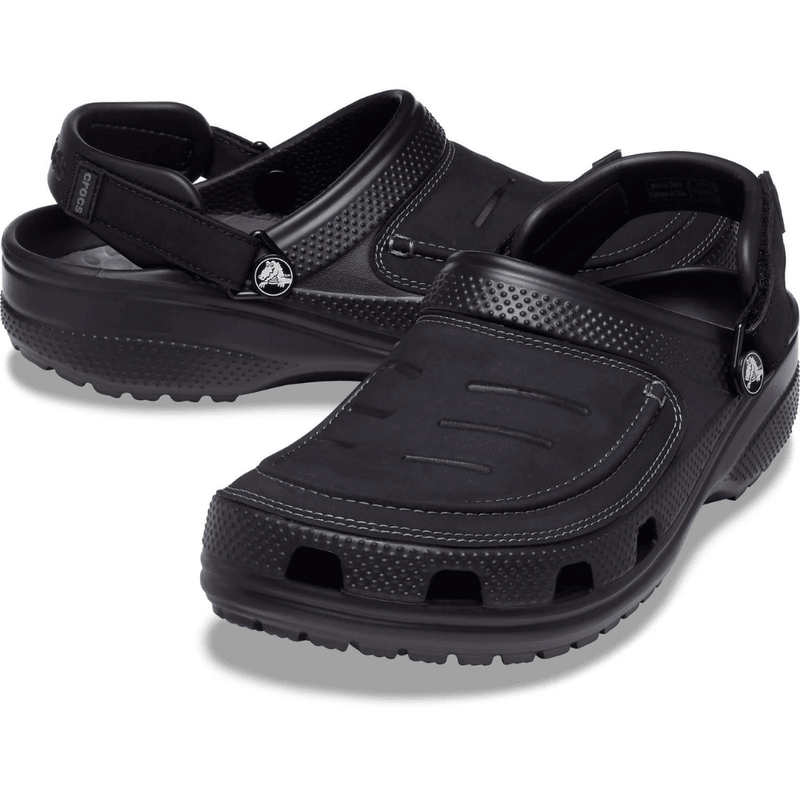 Mens Crocs Yukon Vista II LiteRide Clogs - Black