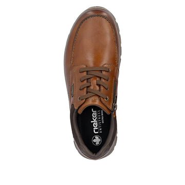 Mens Rieker 03607 Casual Lace-up Shoe - Nutmeg