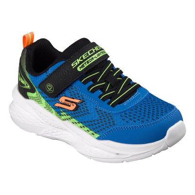 Junior Boys Skechers 401490L Meteor-Lights 2.0 Trainers - Blue