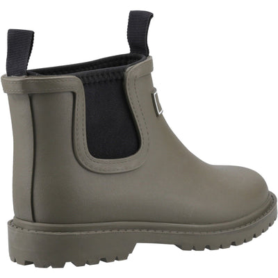 Kids Cotswold Barton Wellingtons - Khaki