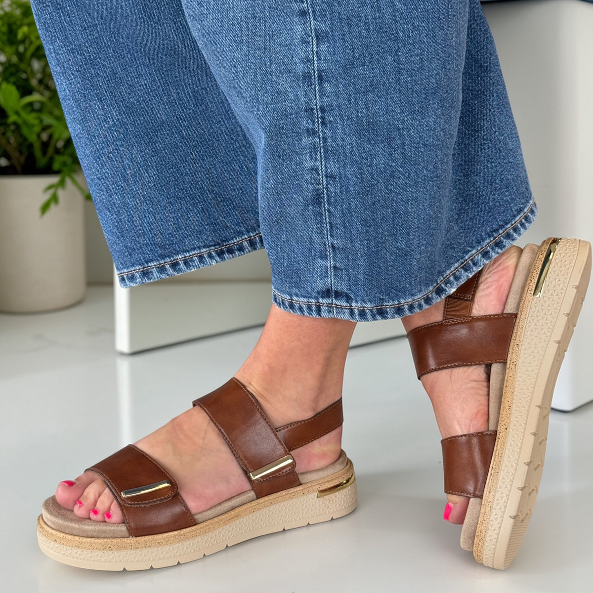 Womens Susst Finola Velcro Sandals