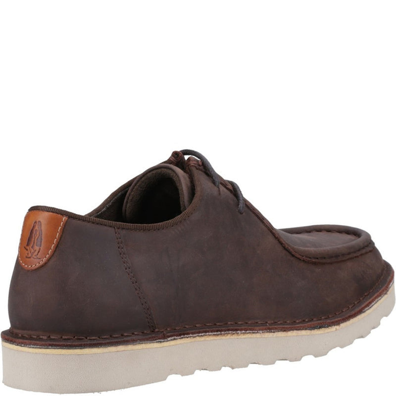 Mens Hush Puppies Otis Brown Casual Shoes - Brown