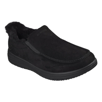 Mens Skechers Murette - Scofield Slip-Ins Slippers - Black