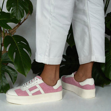 Womens Drilleys Ninety Four Trainers - Marshmallow