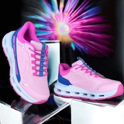 Girls Skechers Slip-ins Glide Step Trainers - Pink