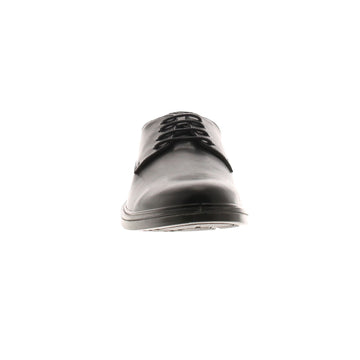 Boys Hush Puppies Neal Black School Shoes - Black