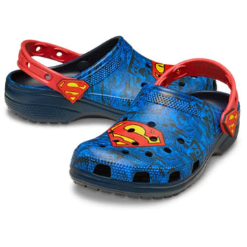 Mens Adults Crocs Superman Classic Clog - Blue