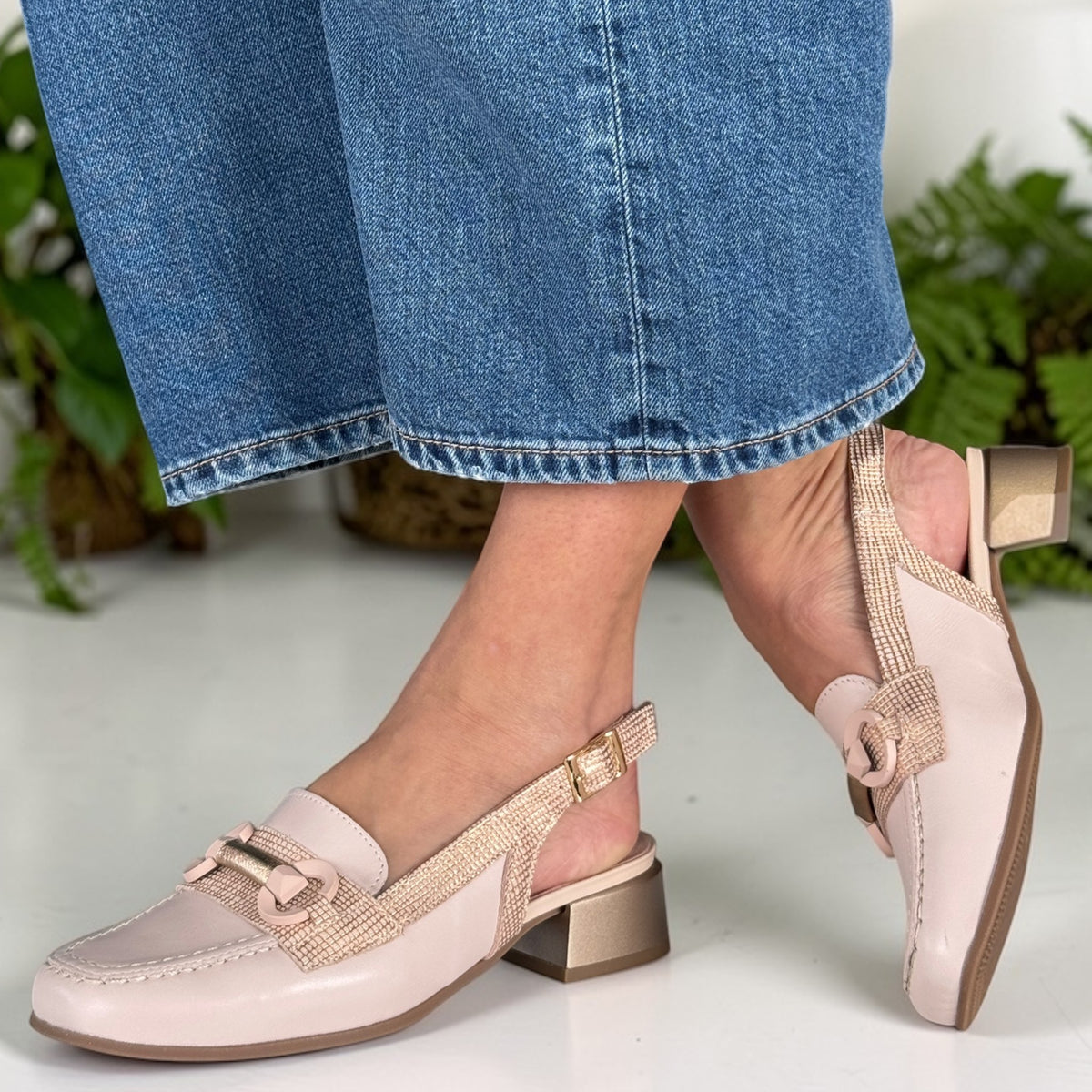 Womens Pitillos 11151 Nude Flats