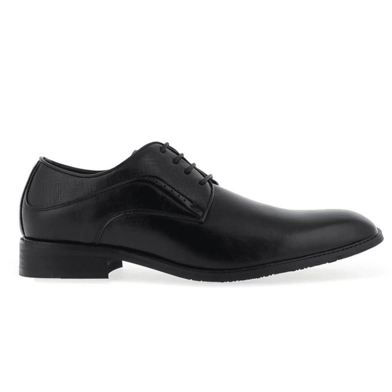 Mens Brent Shoes Halcombe Lace Up Smart Shoes - Black