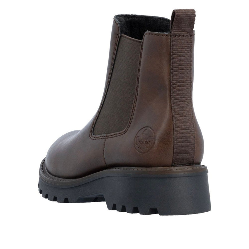 Womens Rieker 73250 Ankle Boots - Chestnut