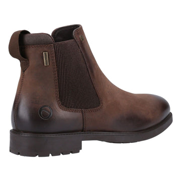 Mens Cotswold Gretton Brown Chelsea Boots - Brown