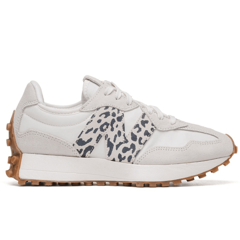 New Balance Womens 327 Leopard Trainers
