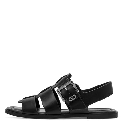 Womens Tamaris 28117 Black Sandals - Black