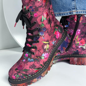 Womens Rieker 72627 Pink Boots - Pink